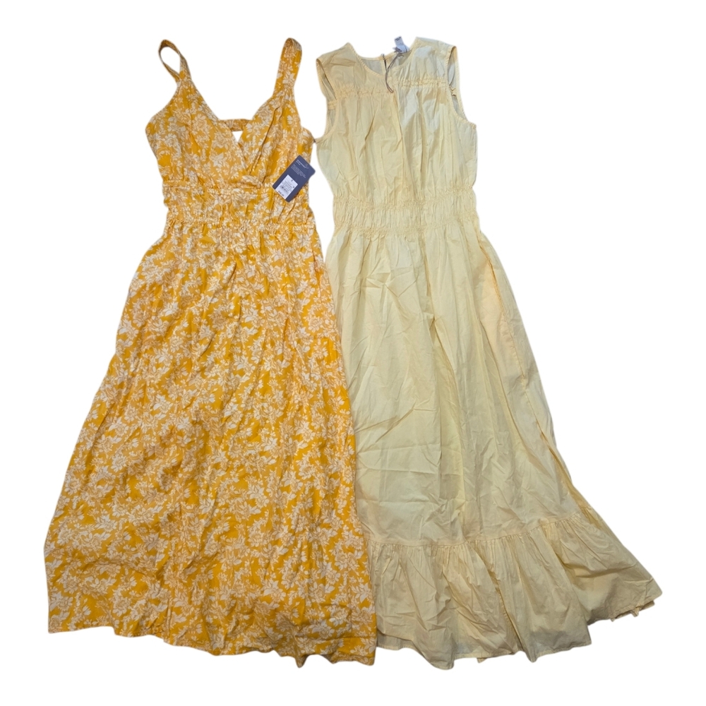 Buttery Yellow Sleeveless Dresses Size S